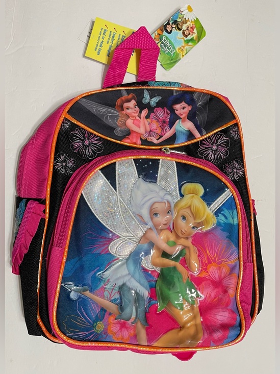 Disney Other - Tinkerbell Fairies Black Pink Small Toddler 12" Backpack Disney,New with Tag!